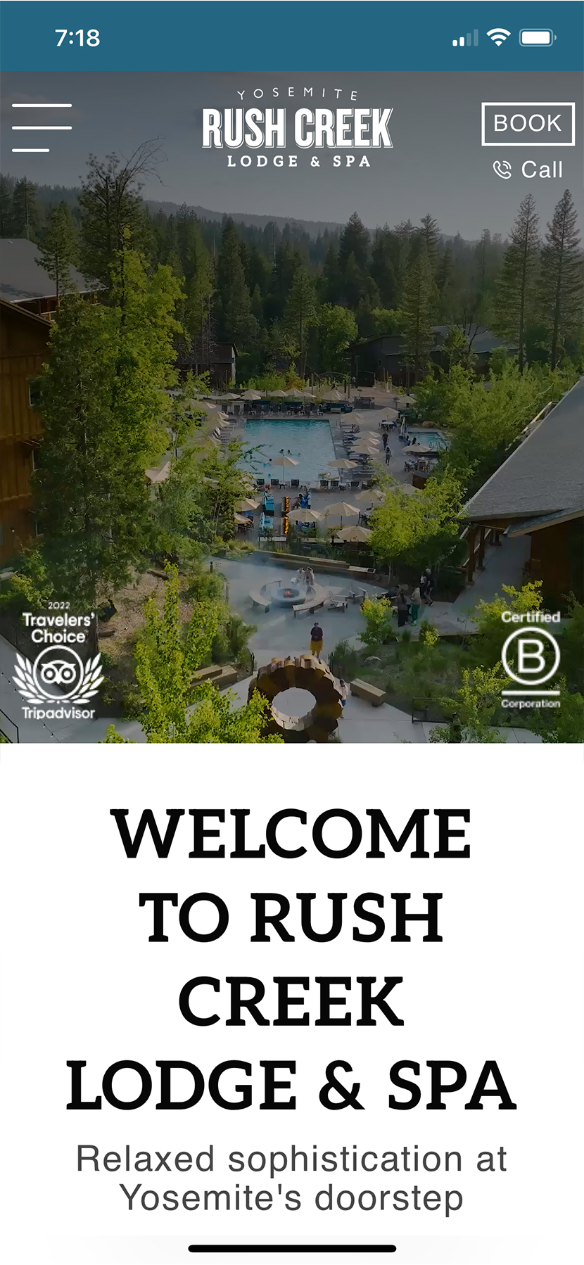 Screenshot of Rush Creek Lodge