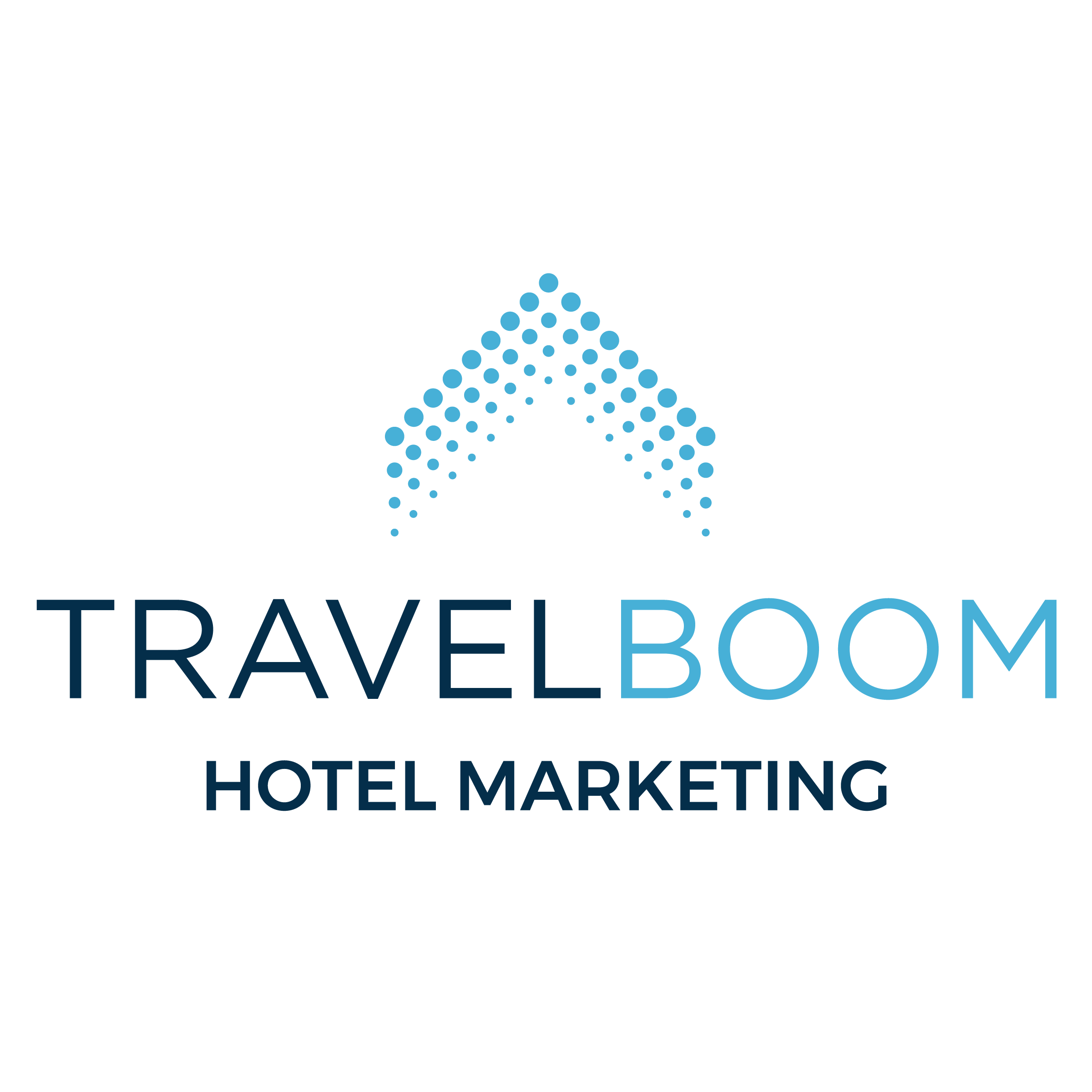 TravelBoom Hotel Marketing Logo